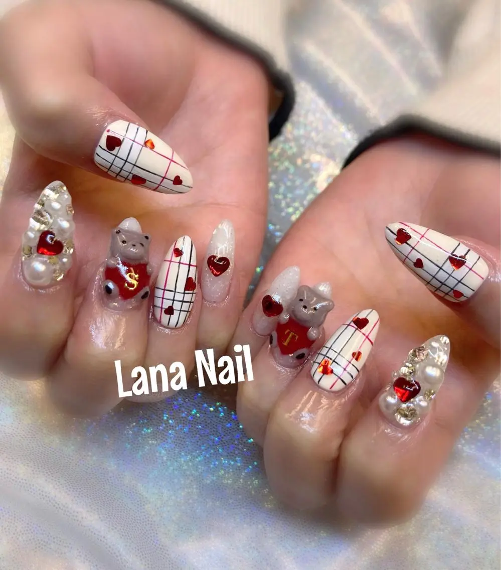 ネイル スカルプネイル Lana Nailのネイルデザイン