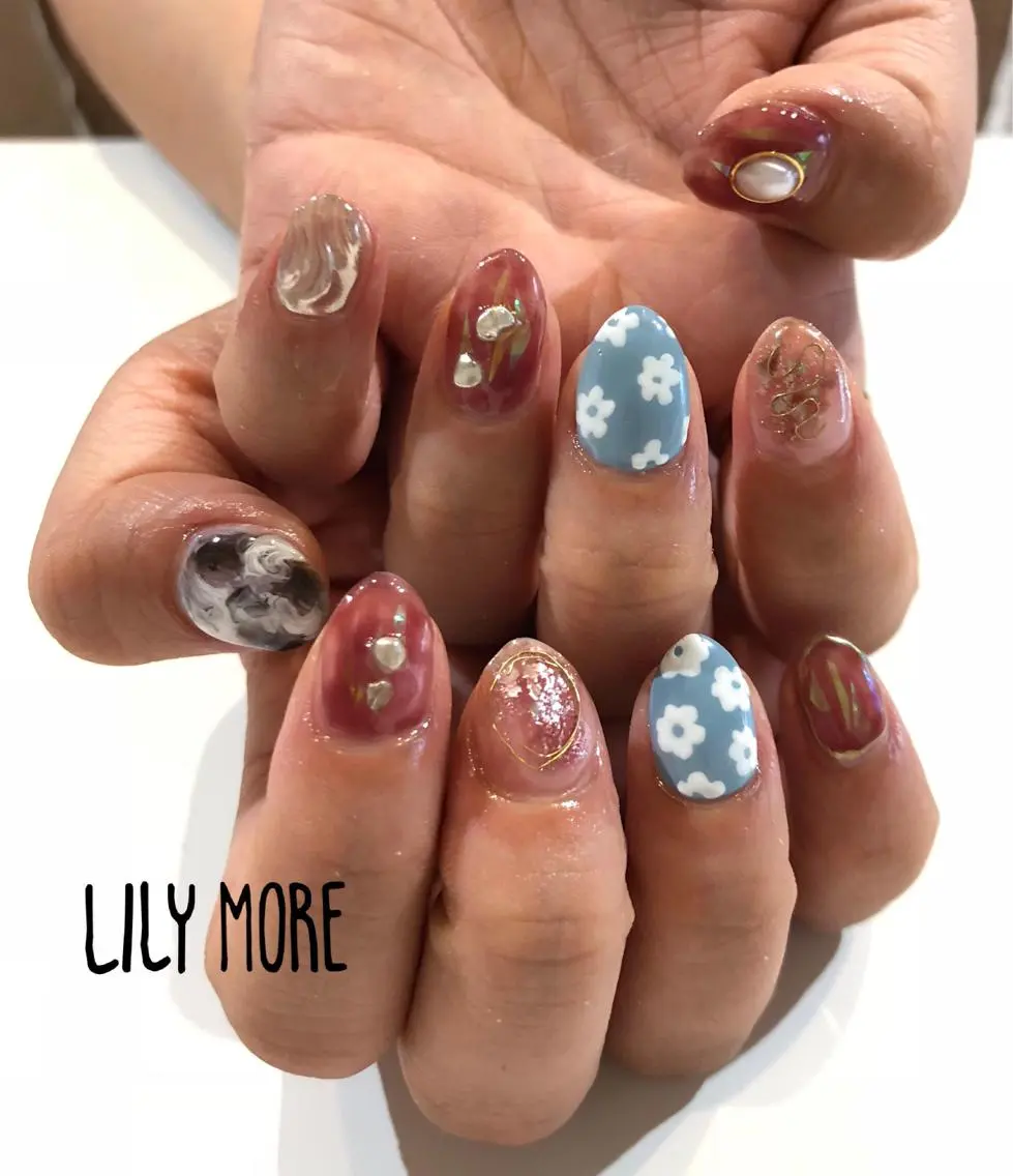 ネイル ニュアンスネイル Lily closetのネイルデザイン