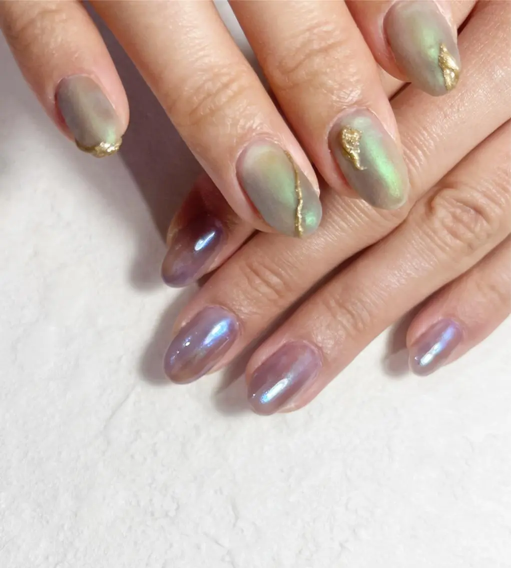 ネイル アートネイル ニュアンスネイル marie nailのネイルデザイン