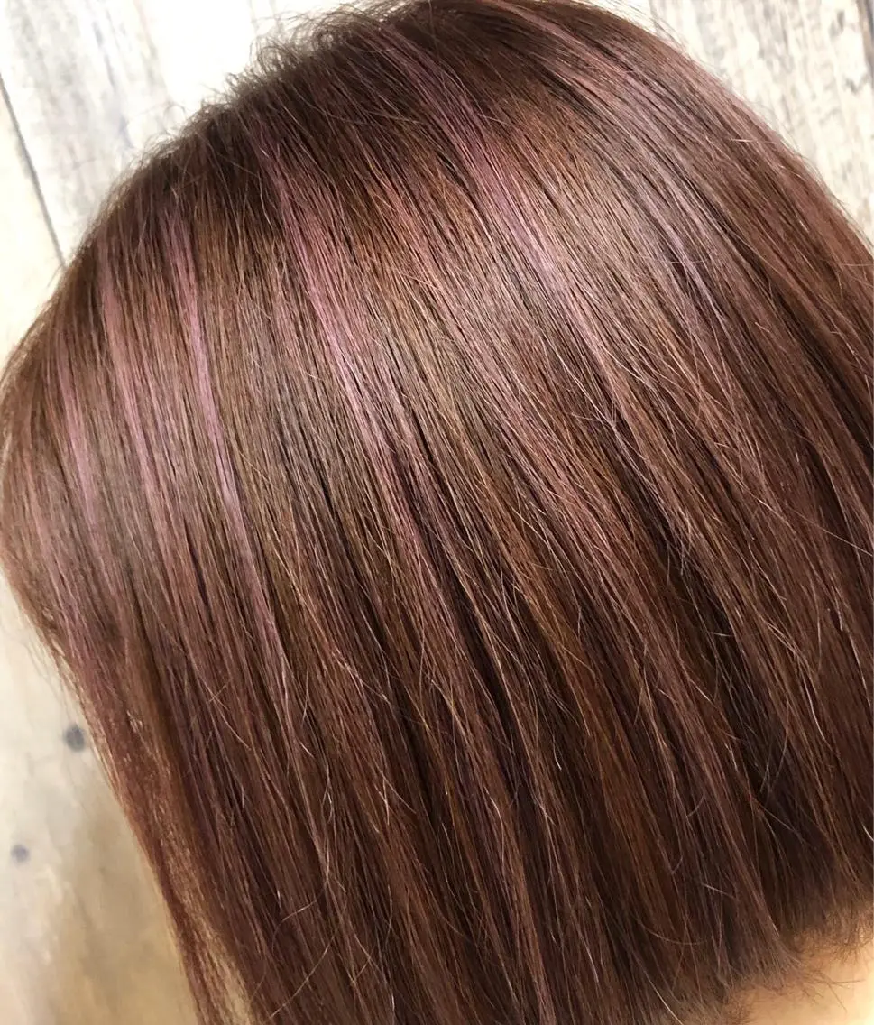 ショート カラー ヘアカラー トリートメント リップカール 神戸のヘアスタイル