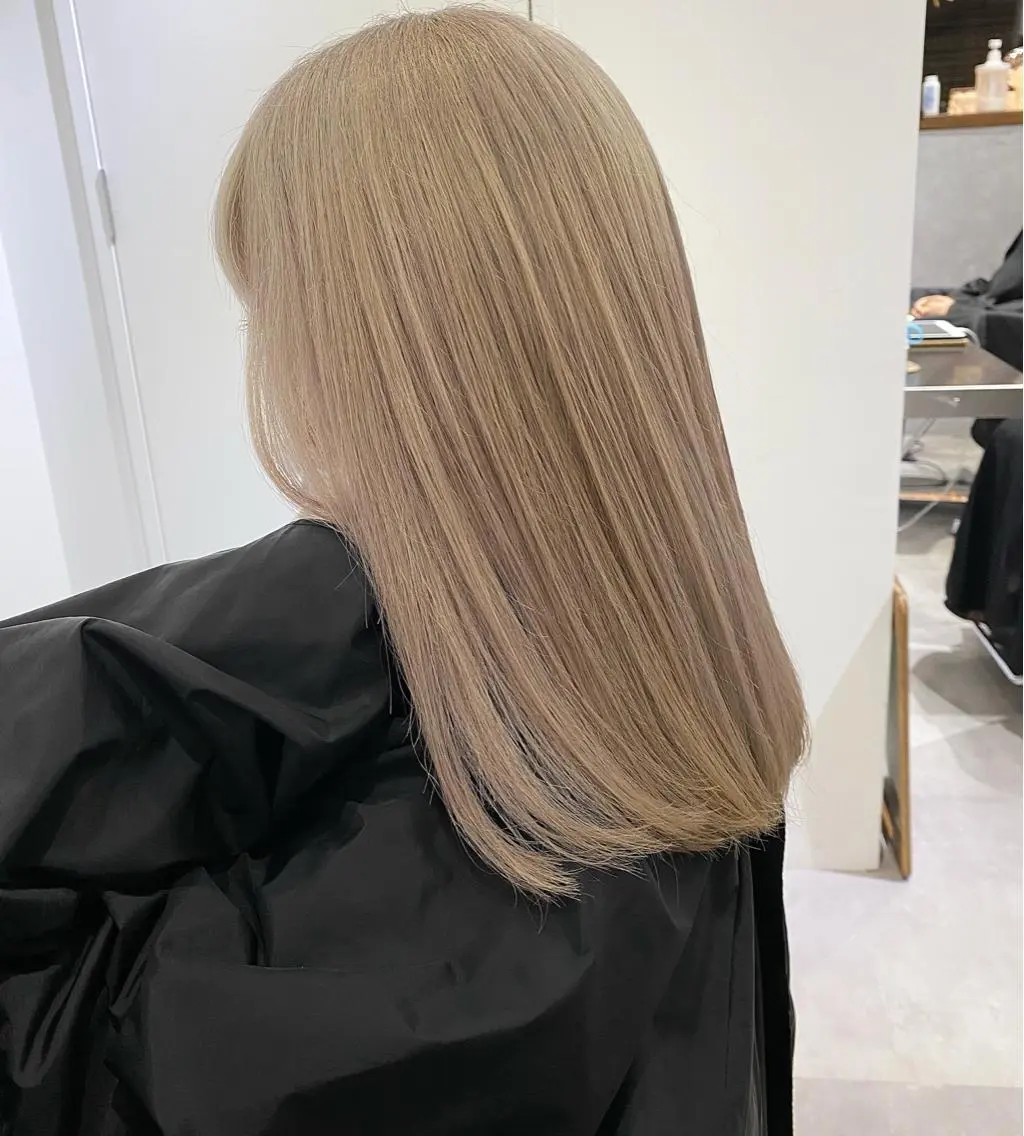 ロング カラー ヘアカラー トリートメント ブリーチ指名 NO1🌈SAKIのヘアスタイル