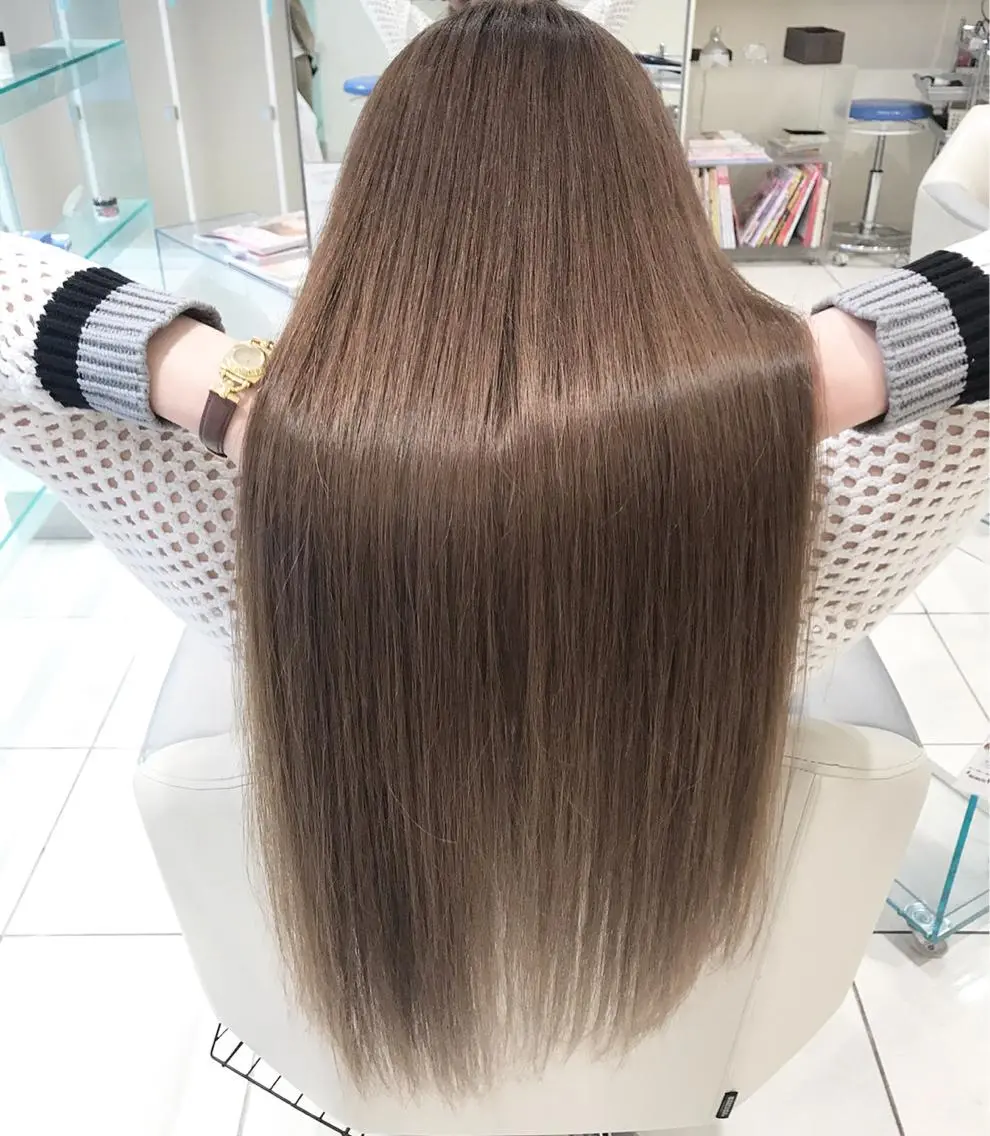 ロング カラー パーマ ヘアカラー MODE K´s eau髪質改善特化のヘアスタイル