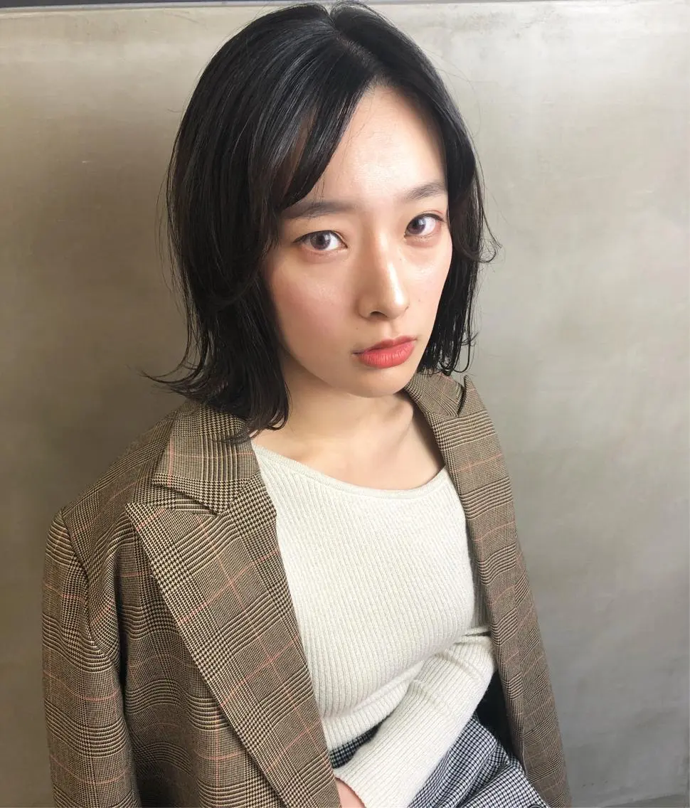 ミディアム カラー アッシュ カット トリートメント 🤍2nd🤍田所 美希のヘアスタイル