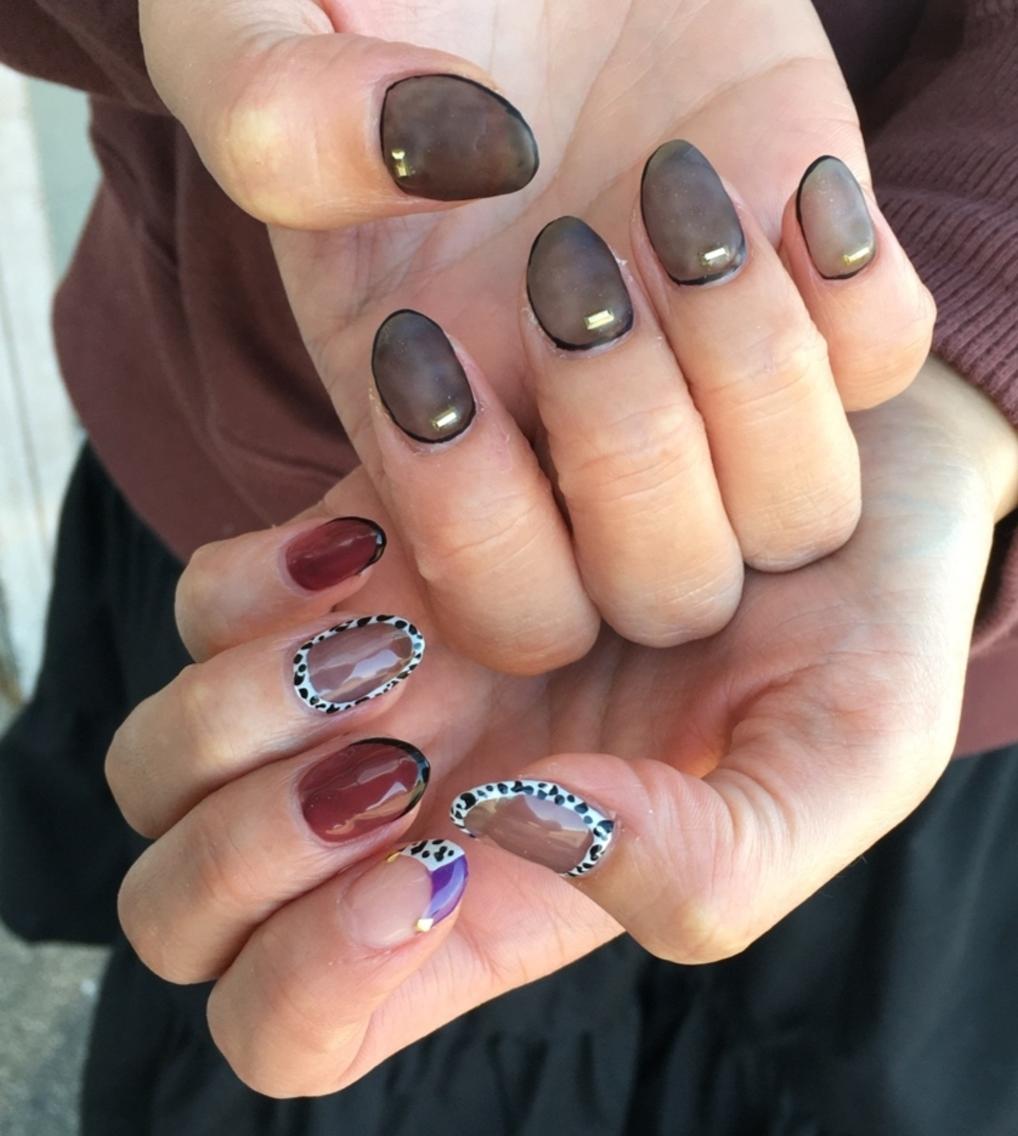 ネイル ニュアンスネイル ハンドネイル 推しネイル | 　aycnailのネイルデザイン