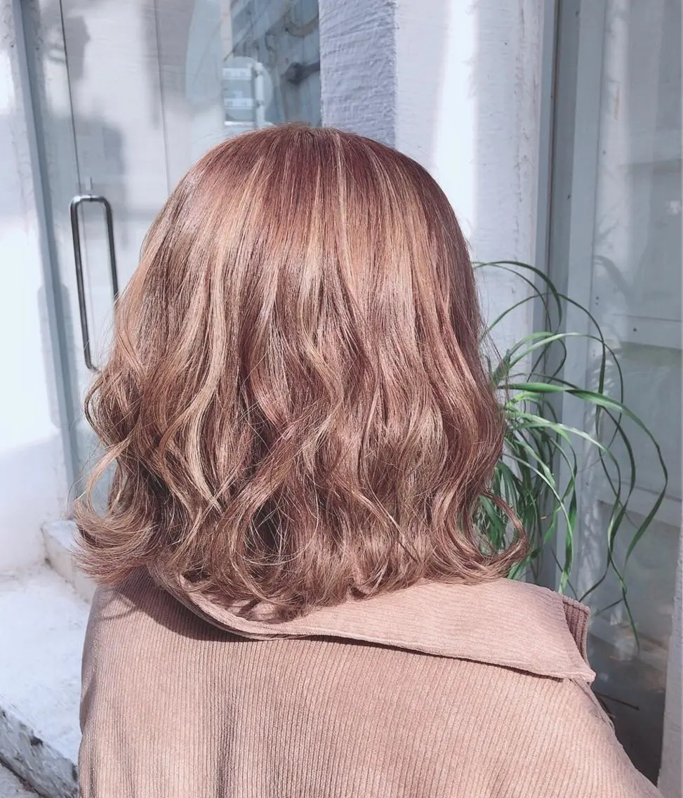 ミディアム カラー メンズパーマ/ エクステ🌞セナのヘアスタイル