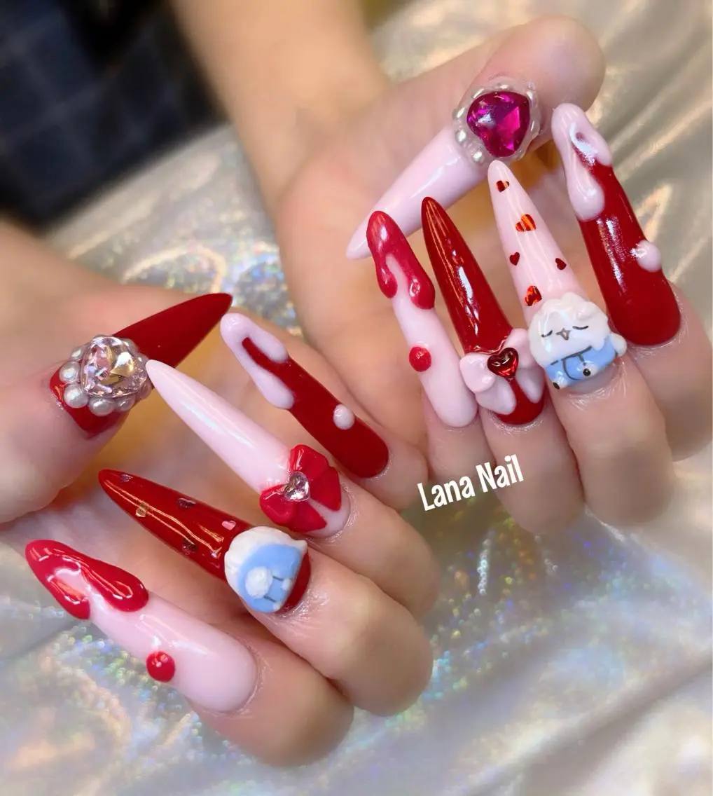 ネイル ロングネイル スカルプネイル Lana Nailのネイルデザイン