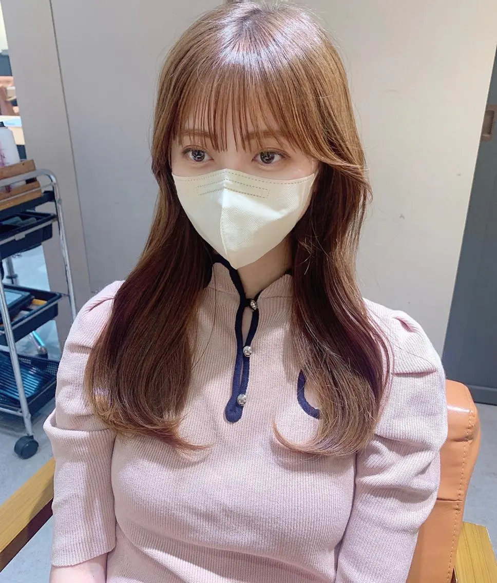 ロング 平尾 樹里のヘアスタイル