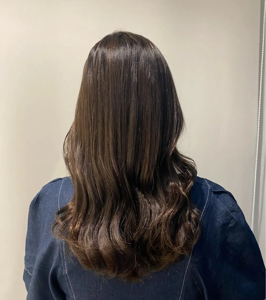 セミロング カラー カットモデル 🦋‪熊田 史織のヘアスタイル
