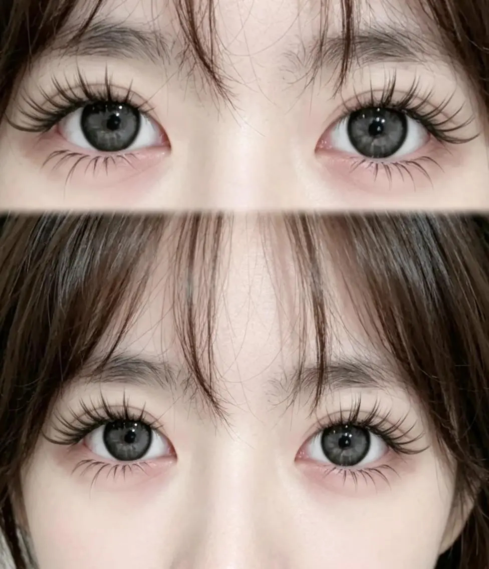マツエク・マツパ バインドロック 束感まつ毛 フラットラッシュ 韓国風マツエク 下まつげエクステ Akina&Eye lash🌼LED店のマツエク・マツパデザイン