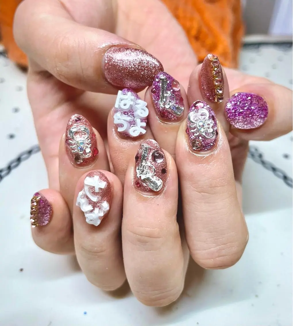 ネイル 持ち込み ハンドネイル nailist cocoのネイルデザイン