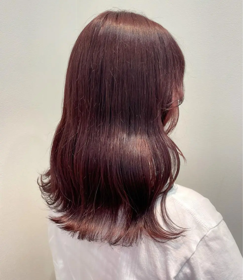 セミロング カラー mir MIYUのヘアスタイル