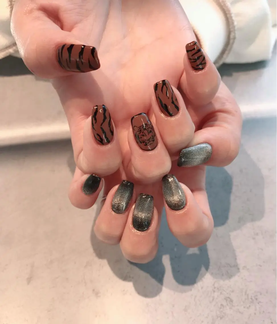 ネイル マグネットネイル ハンドネイル Baden Nail ﾊﾞ-ﾃﾞﾝ ﾈｲﾙのネイルデザイン