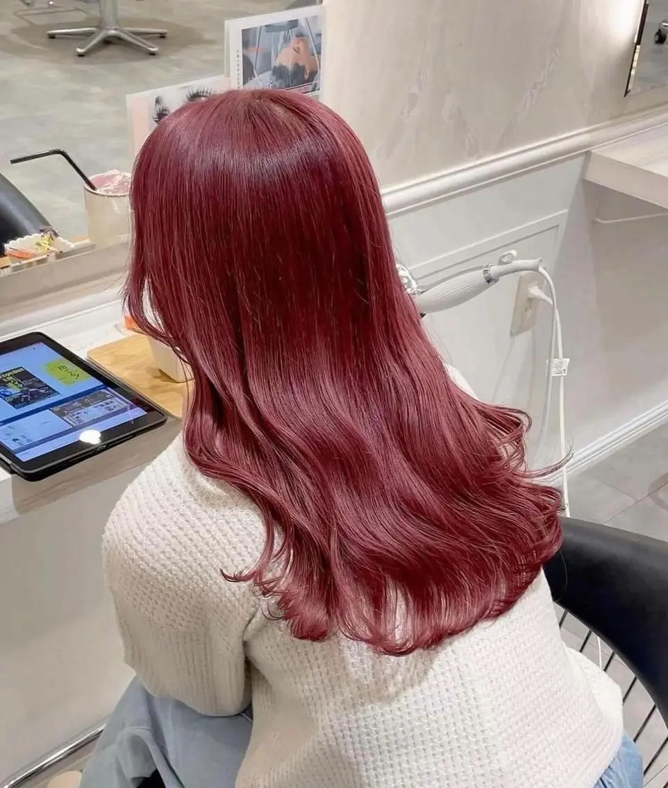カラー ロング 🎆浴衣着付け👘 ✨ヘアセット🐹のヘアスタイル