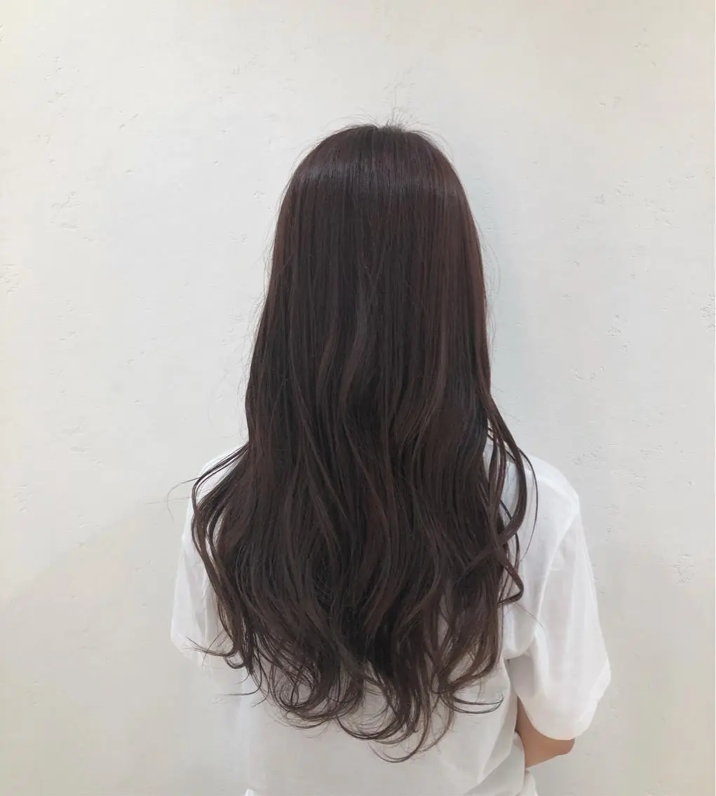 ロング カラー ピンクカラー カット トリートメント ニュアンスカラー🫧 加納のヘアスタイル