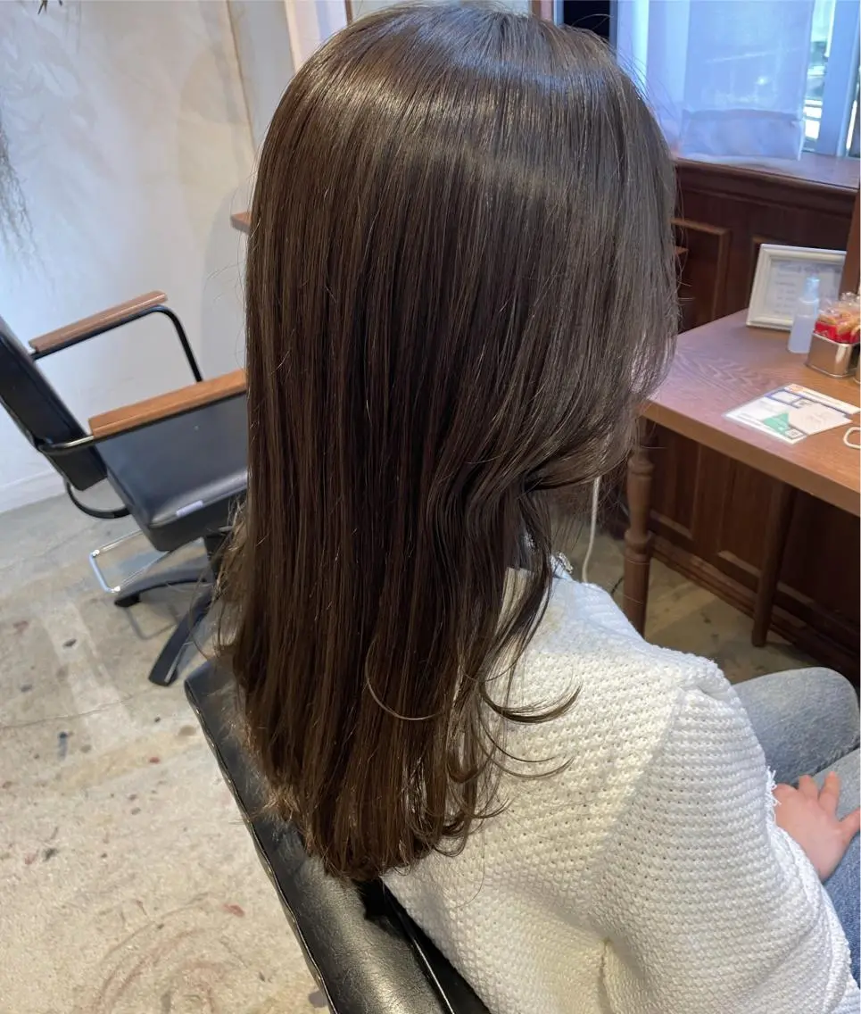 ロング カット ヘアカラー トリートメント ｅｒｉ 🧴🫧のヘアスタイル