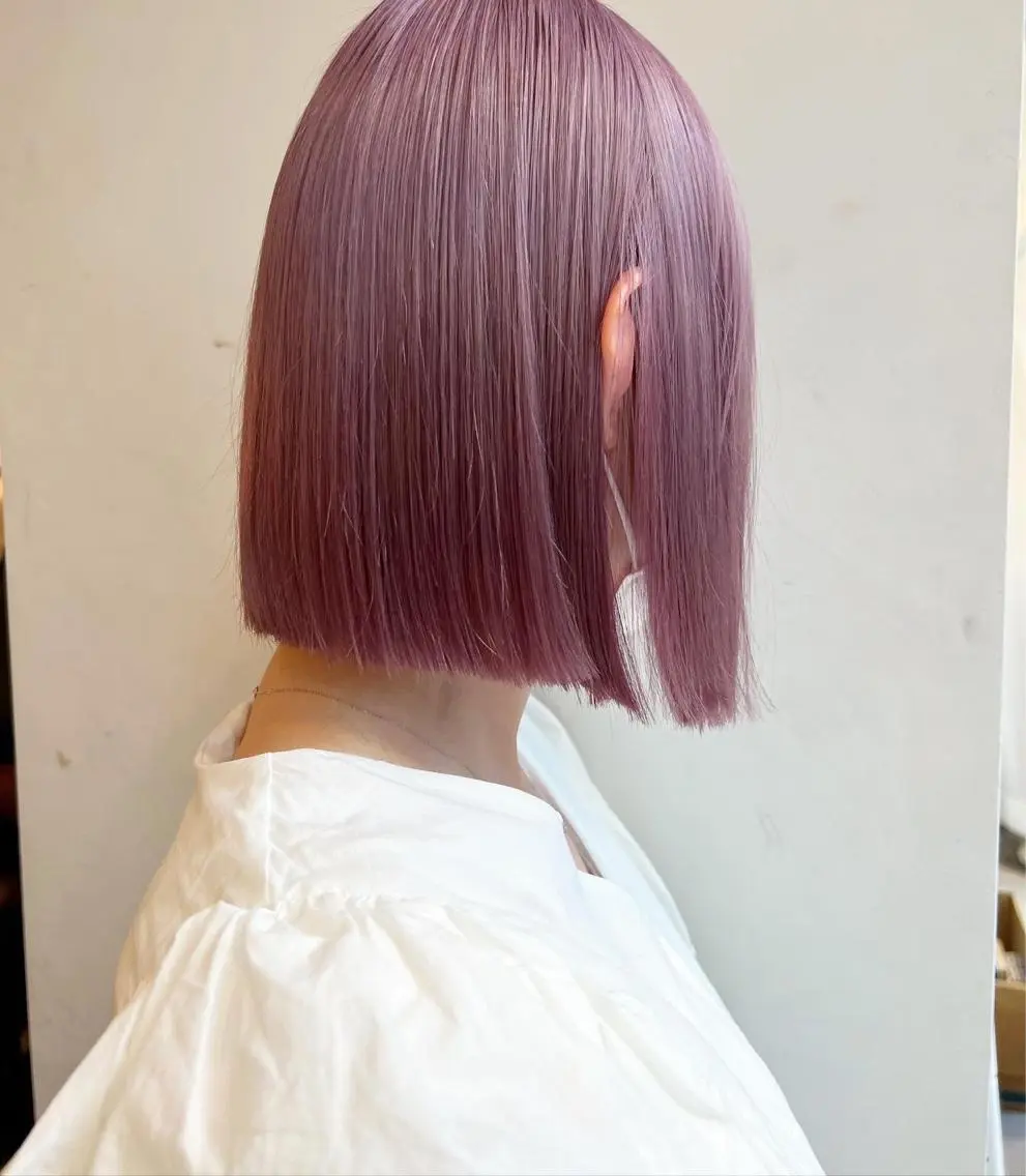 ショート カラー ヘアカラー トリートメント ヘアセット レイヤー専門家 ダブルカラー修のヘアスタイル