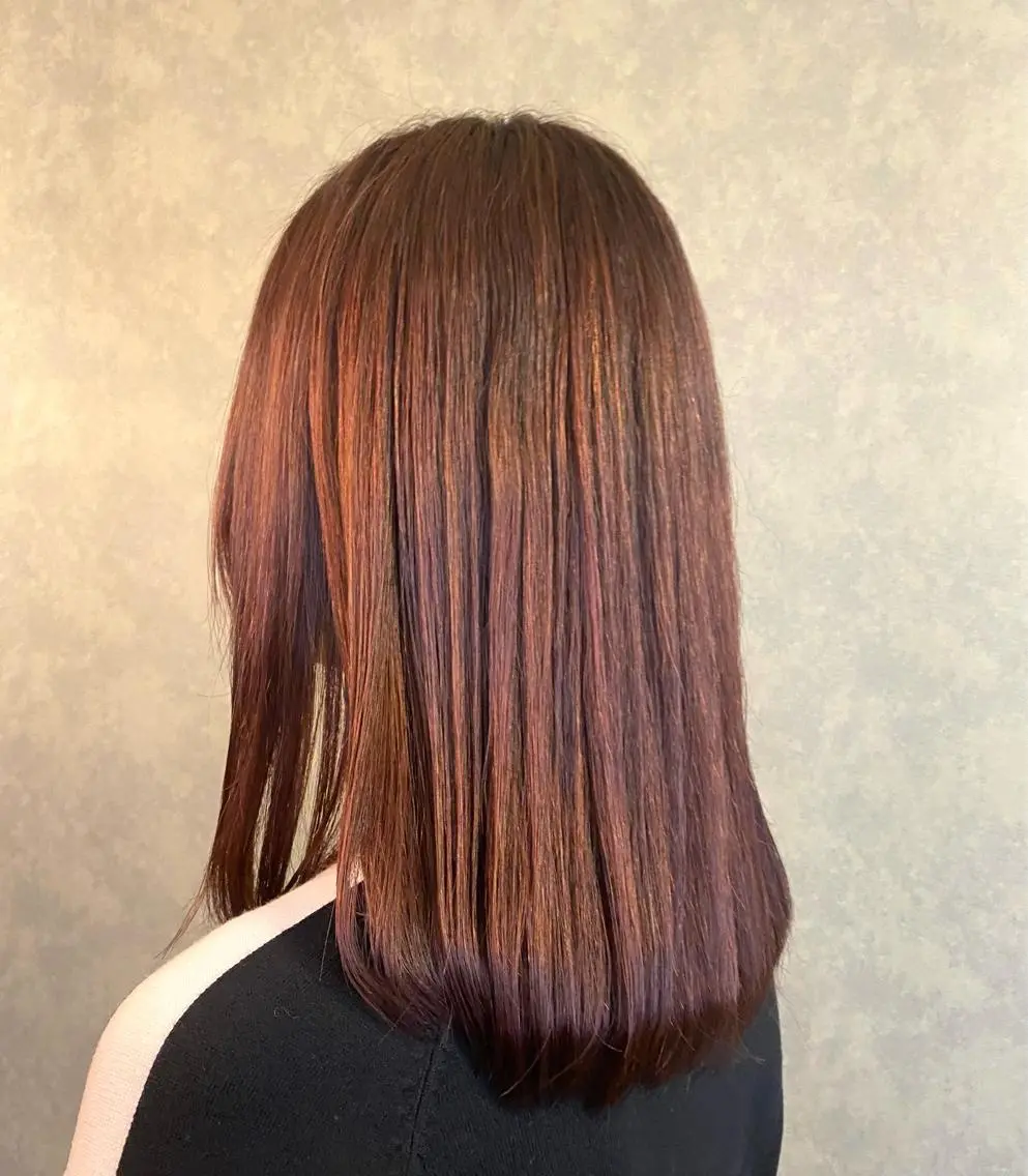 ミディアム 立野 希沙のヘアスタイル