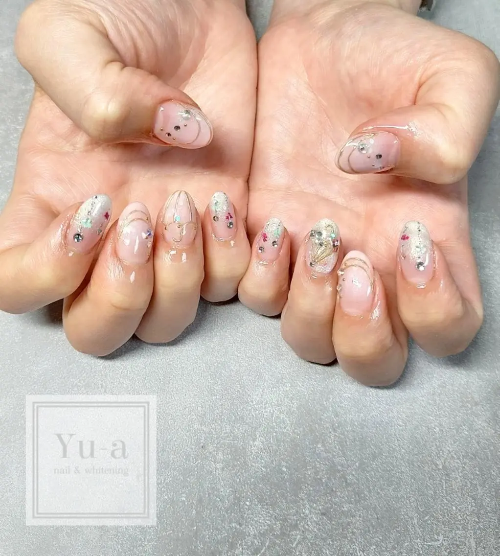 ネイル ハンドネイル yu-a☆   柏ネイルのネイルデザイン