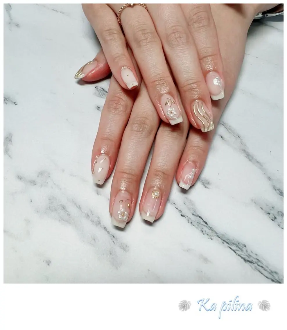 ネイル クリアネイル Nail salon Ka pilinaのネイルデザイン