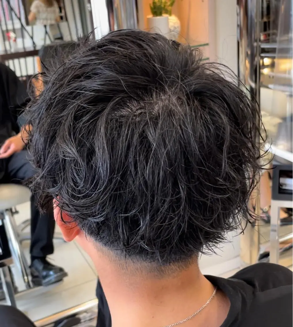 ショート パーマ メンズ カット パーマ メンズパーマ特化 【八王子】鈴木 惟人のヘアスタイル