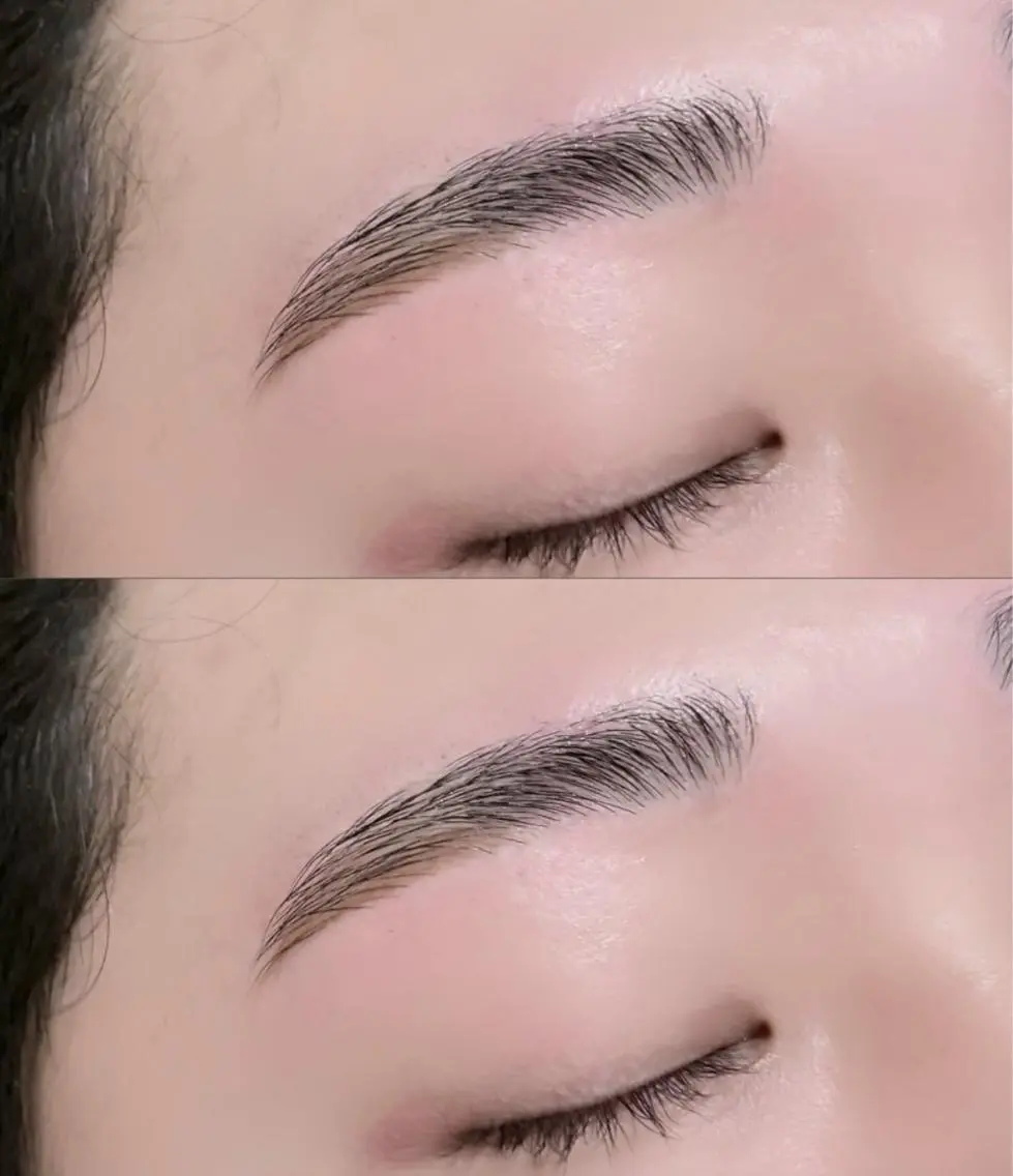 アイブロウ 眉カット メンズアイブロウ 眉毛ワックス脱毛 ワックス脱毛 meRK manamiのマツエク・マツパデザイン