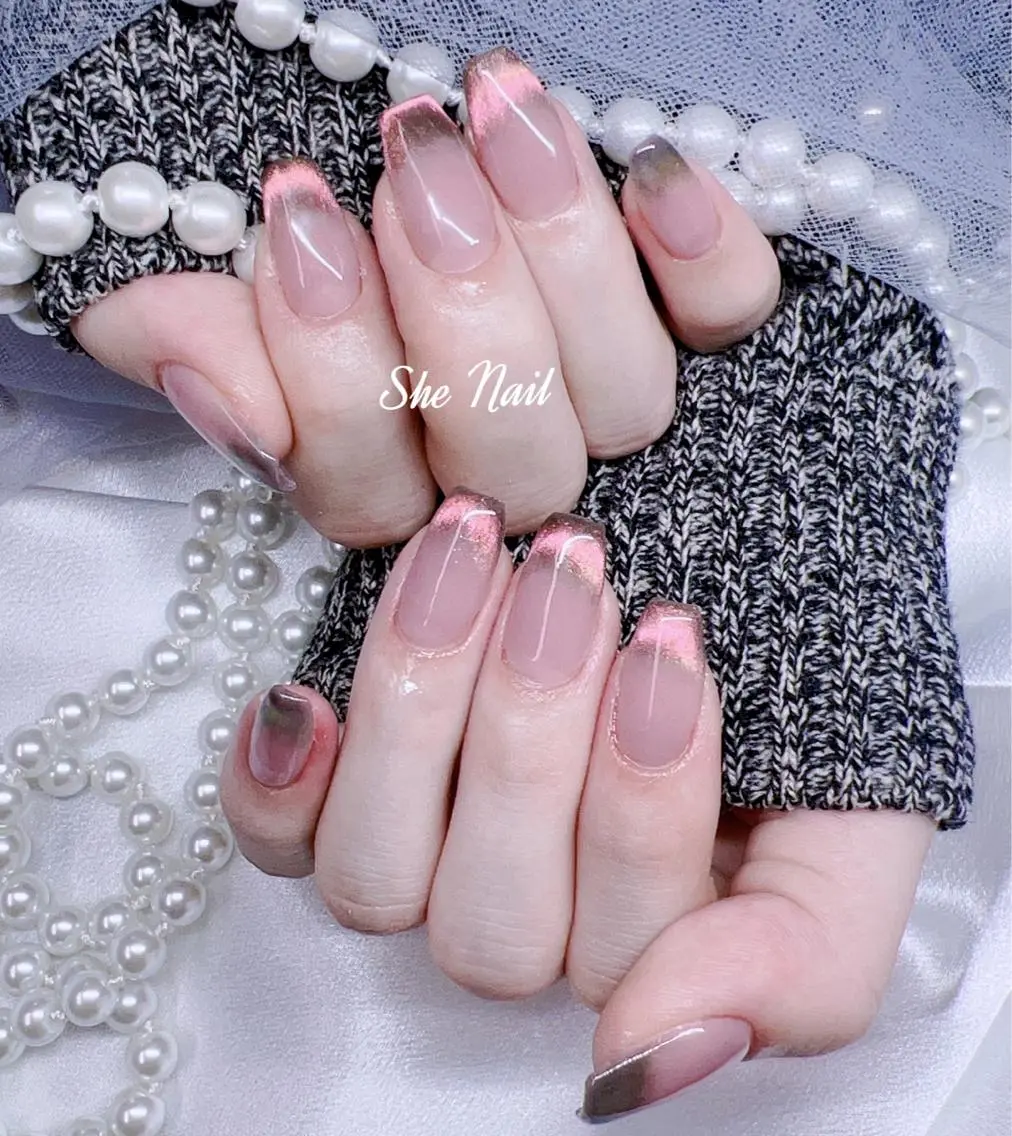 ネイル 長さ出し マグネットネイル 持ち込み シンプルネイル ネイルチップ ISA_ BELLAのネイルデザイン