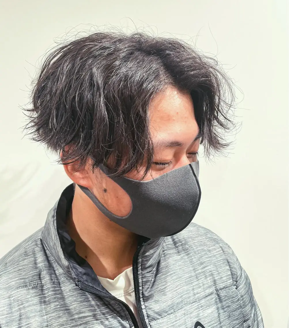 パーマ メンズ カット パーマ 【メンズ特化】 池田大成✂︎のヘアスタイル