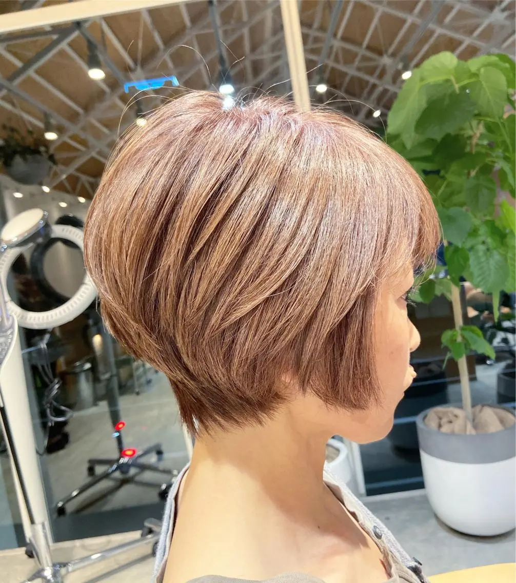 ショート ショートヘア 露崎 遼のヘアスタイル