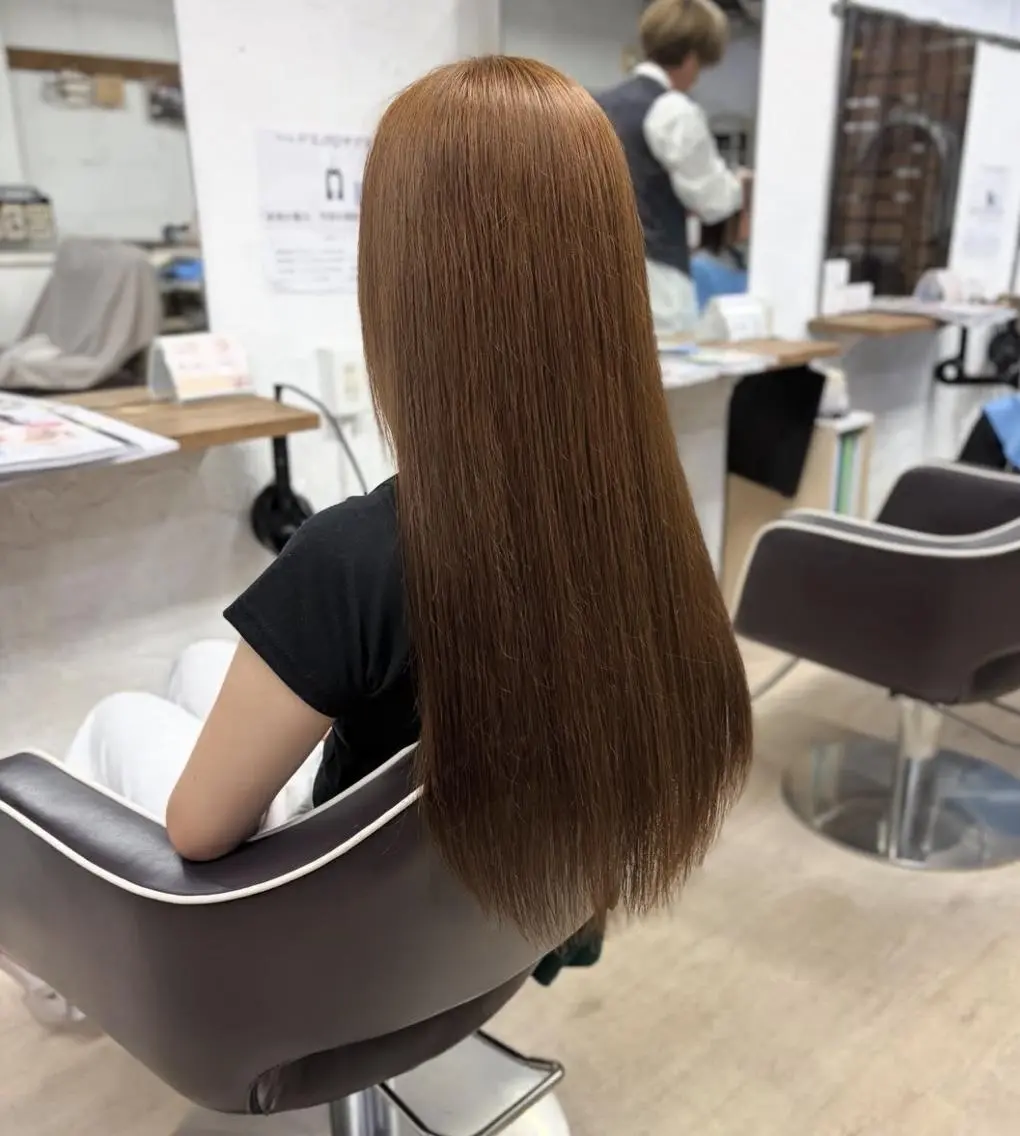 ロング カラー カット ヘアカラー トリートメント 髪質改善shoma mikiのヘアスタイル
