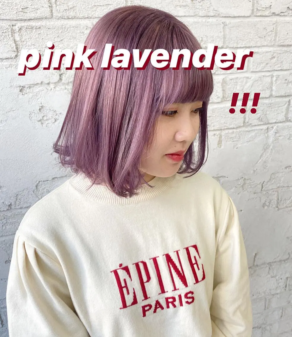 ミディアム カラー オリーブ/アッシュ やわらか透明感カラーのヘアスタイル
