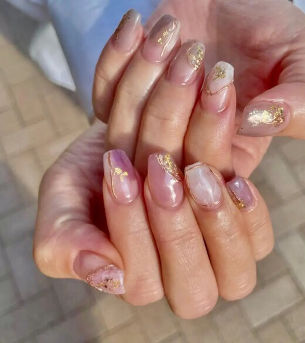 ネイル ニュアンスネイル 夏ネイル Lala nailのネイルデザイン