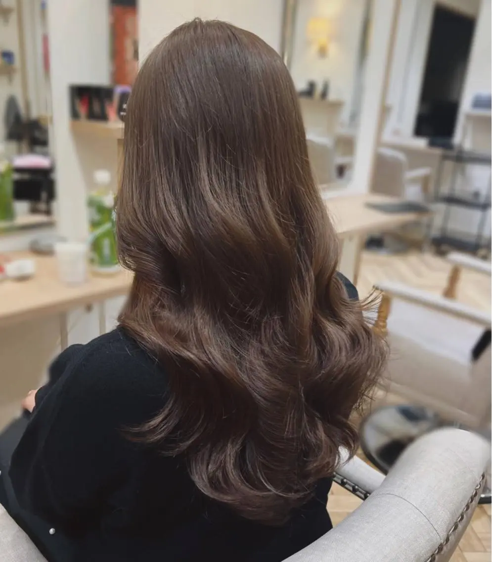 セミロング ヨシンモリ 復帰しました🎀 しょうこLuanaのヘアスタイル