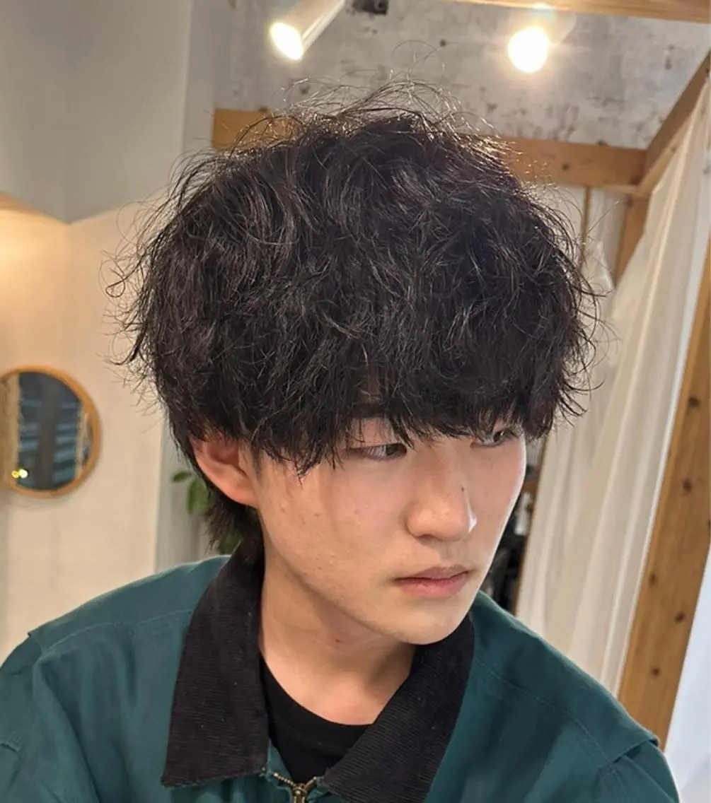メンズ マッシュ 上品韓国ヘア レイヤー/ayaのヘアスタイル