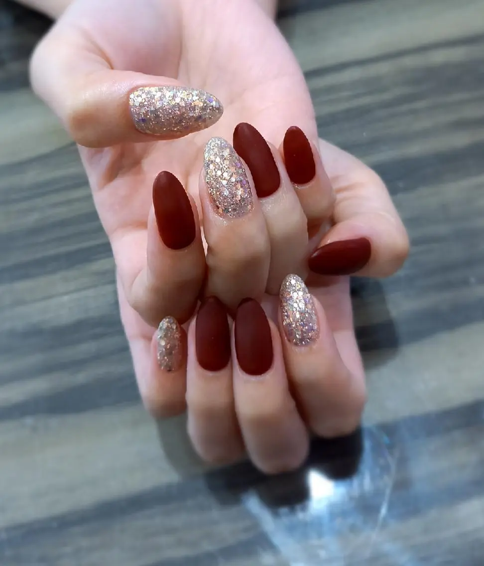 ネイル マットネイル ワンカラーネイル ハンドネイル Progress Nailのネイルデザイン