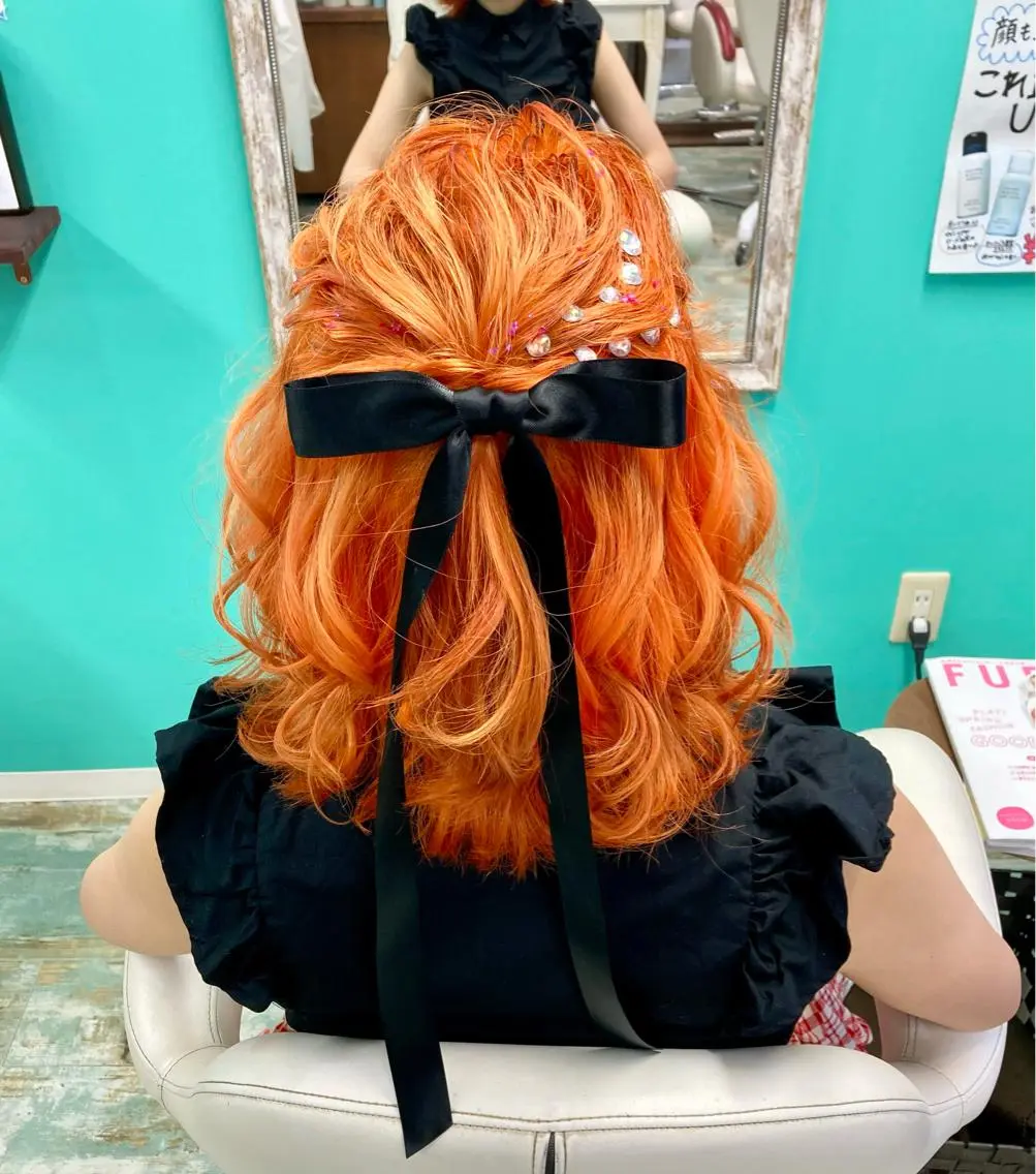 ミディアム ヘアアレンジ 田牧 みゆきのヘアスタイル
