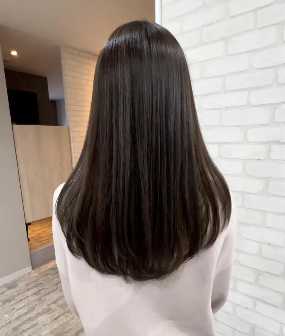 ロング カット ヘアカラー トリートメント 髪質改善 髪質改善カラーのヘアスタイル