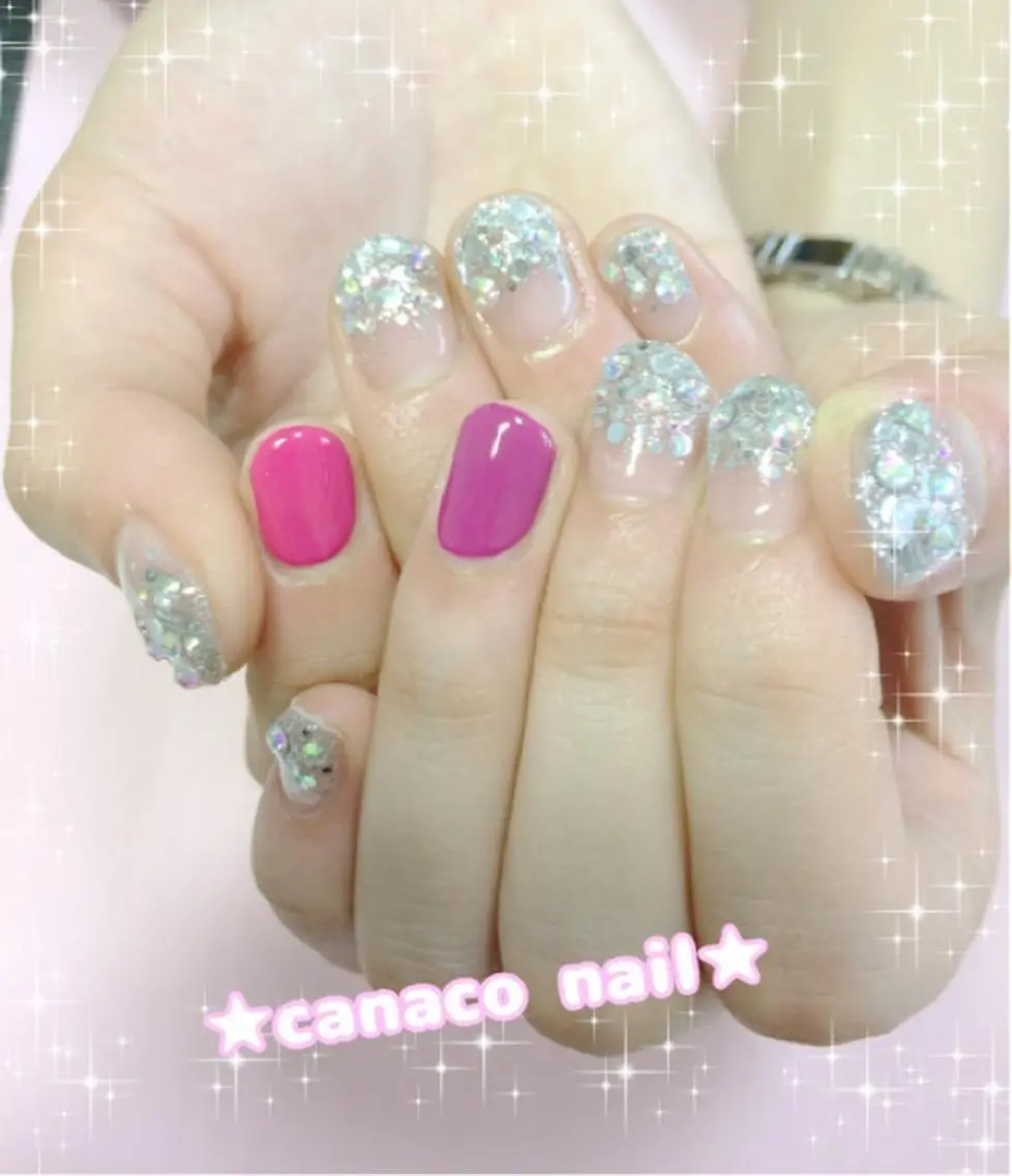 ネイル ストーンネイル ハンドネイル ハンドケア ベテランネイル cnc  nailのネイルデザイン