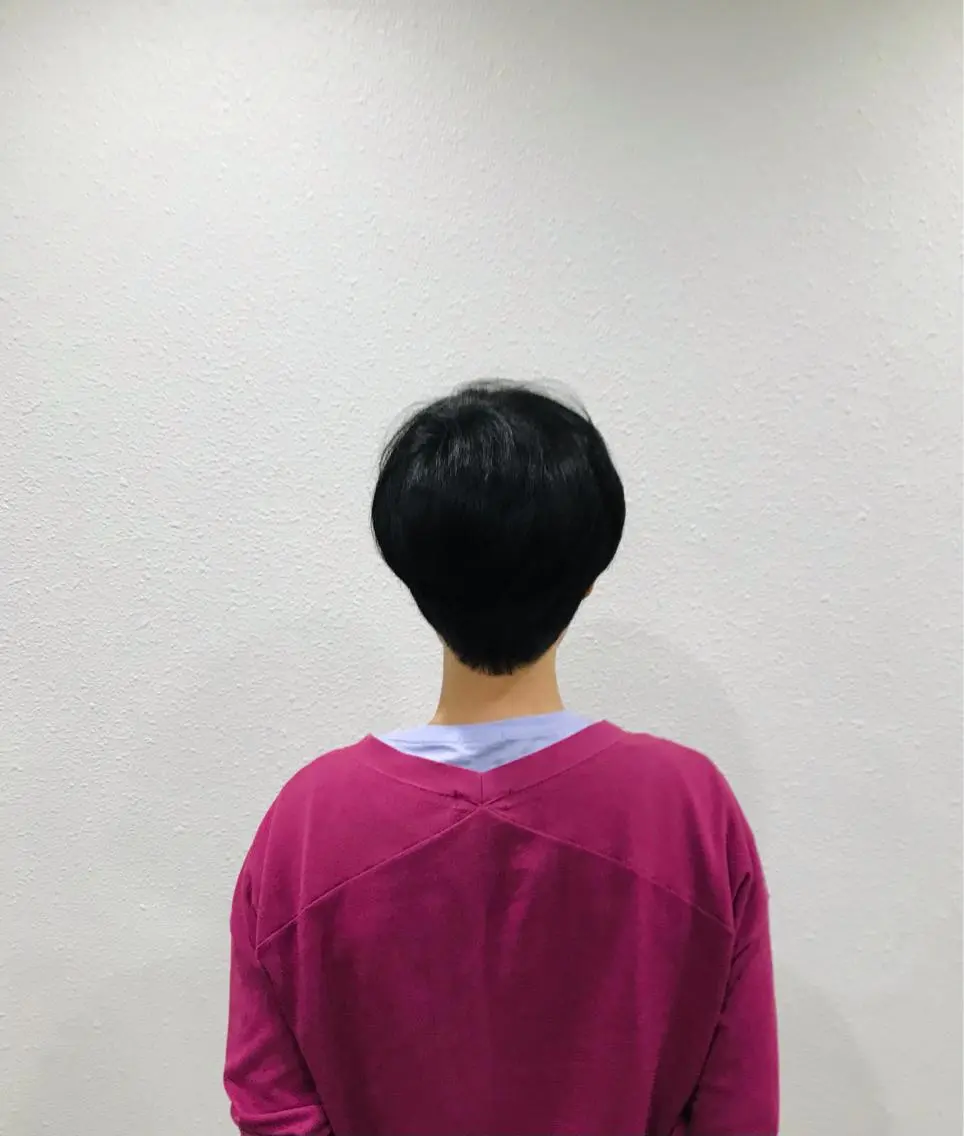 ショート 縮毛矯正 石田 有矢のヘアスタイル