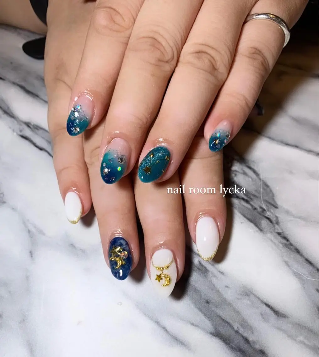 ネイル ネイルルームリッカ 𝐦𝐚𝐲𝐮のネイルデザイン