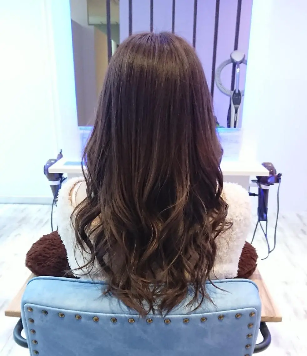セミロング カラー ヘアアレンジ 小林 伸行のヘアスタイル