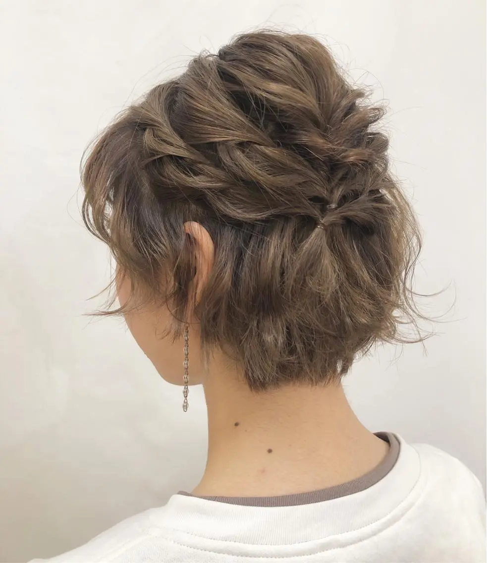 ショート ヘアアレンジ 🎀ヘアセット/艶髪 /はやしほのか🎀のヘアスタイル