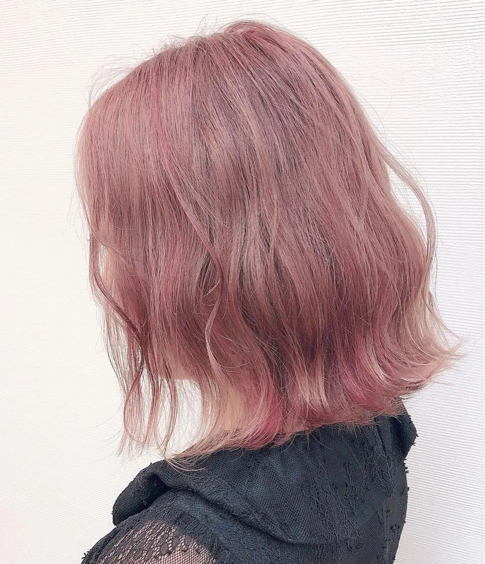 ミディアム カット ヘアカラー トリートメント 吉田 典弘のヘアスタイル