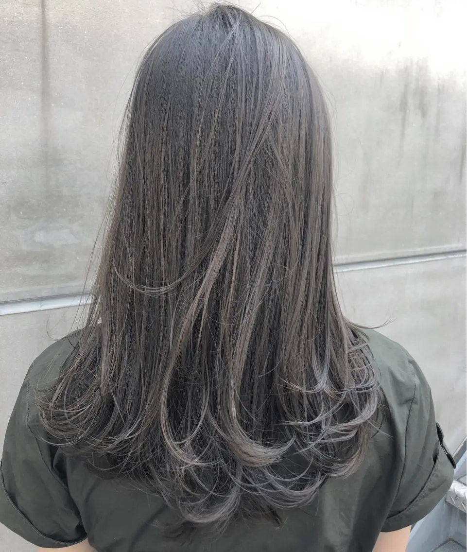 セミロング カラー 北間 寛哉のヘアスタイル