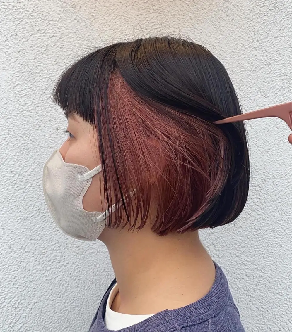 ショート カラー メンズパーマ特化/ むらたのヘアスタイル