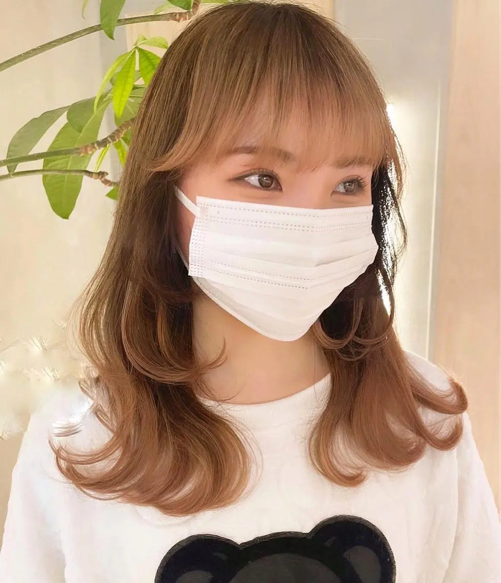 セミロング 銀座/レイヤーカット 🤍内野すみれのヘアスタイル