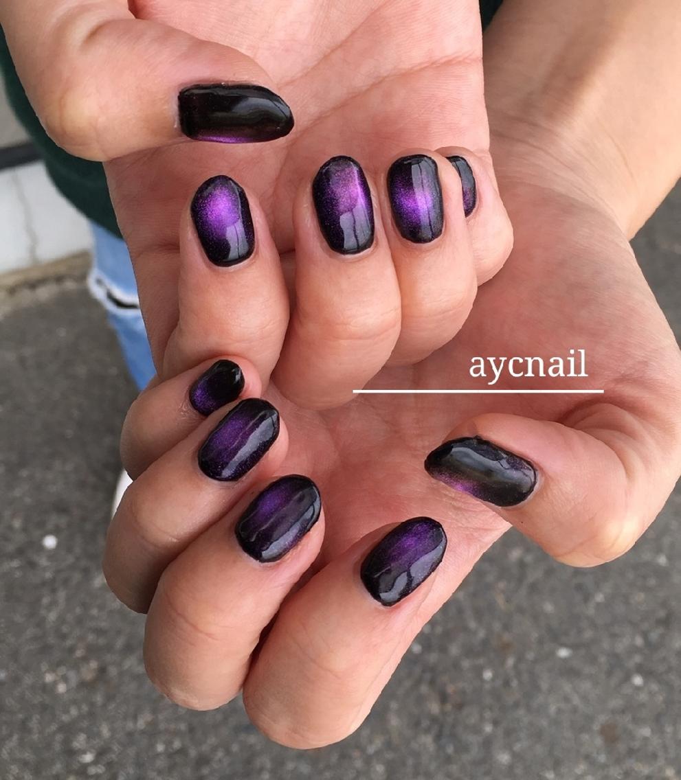 ネイル マグネットネイル ハンドネイル 推しネイル | 　aycnailのネイルデザイン