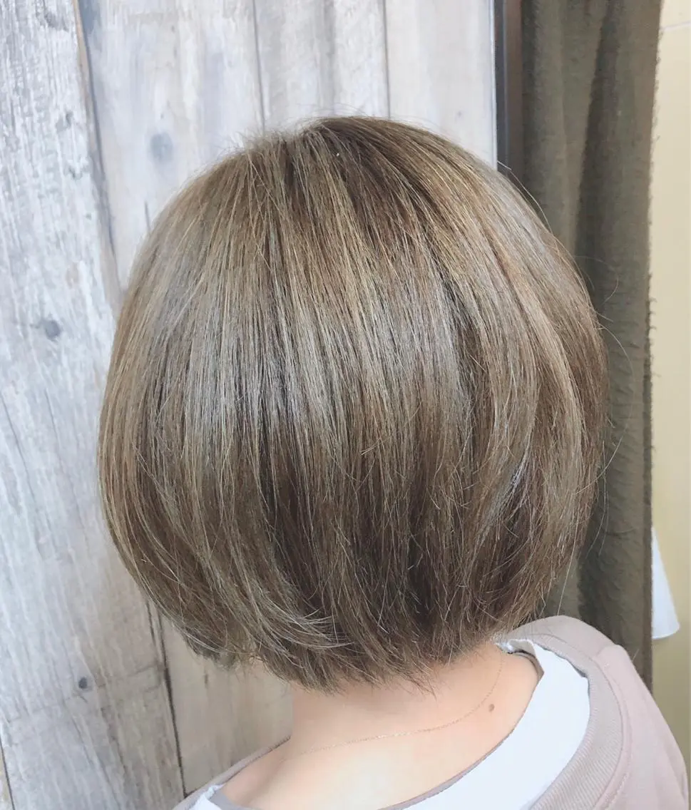 ショート カラー ヘアカラー トリートメント リップカール 神戸のヘアスタイル
