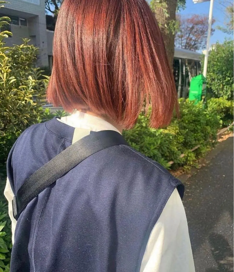ショート カラー ブリーチ ダブルカラー ブリーチなしカラー ボブ/顔まわりカット 💫大澤奈緒美のヘアスタイル