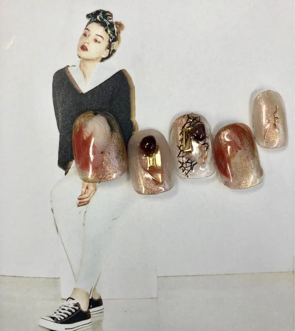 ネイル 卒業式 ハンドネイル Nail salon Museのネイルデザイン