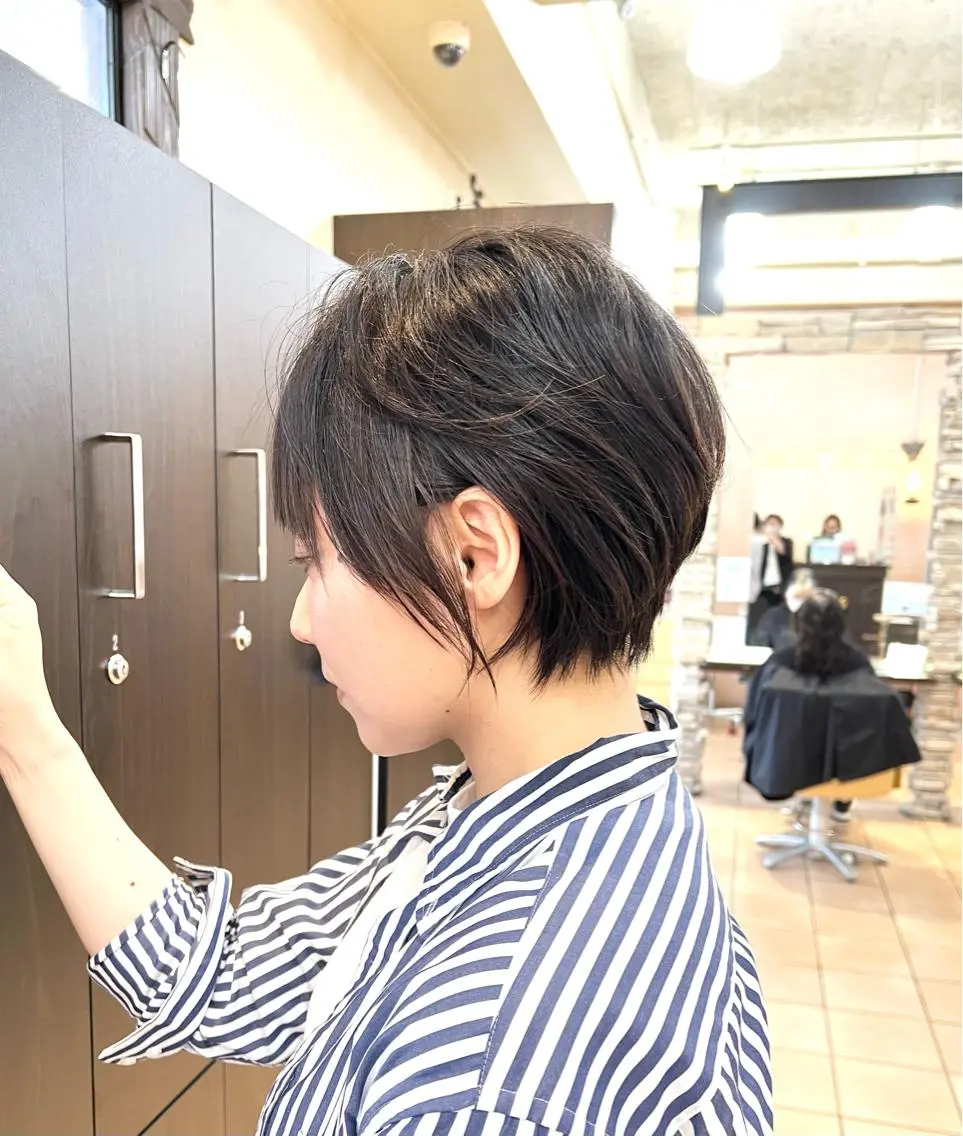 ショート 髪質改善ストレート ⚡️下ノ村柊斗⚡️のヘアスタイル